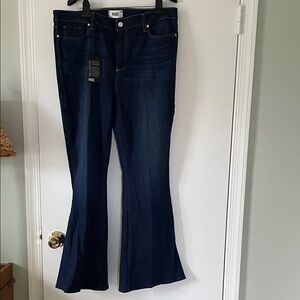 PAIGE Bell Canyon High Rise Flare Jeans in Petite